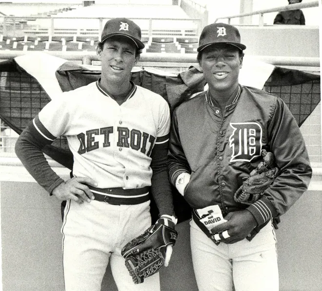 Alan Trammell, Lou Whitaker honored on grounds of Tiger Stadium