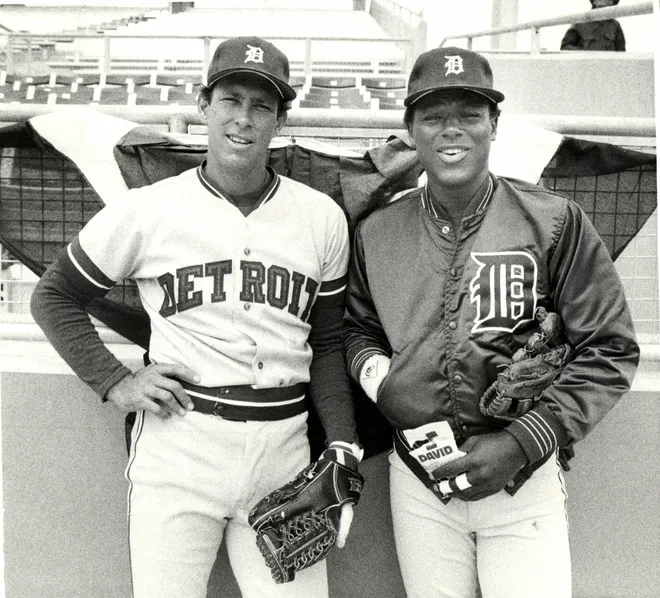 Lou Whitaker Jersey Retirement Celebration at Comerica Park