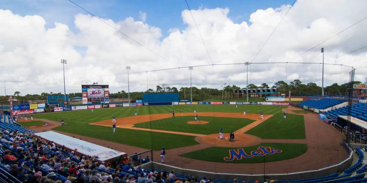 New York Mets gear up for spring training at Clover Park in Port St. Lucie