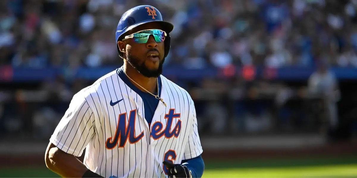 New York Mets OF Starling Marte Exits After Hit by Pitch - Sports