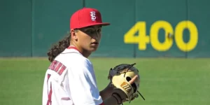 Blue Jays Top Prospect Ricky Tiedemann Mid-Wind up Set to Deliver Next Pitch