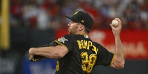 Former Pittsburgh Pirates Starting Pitcher Zach Thompson Mid-Wind up set to Deliver Next Pitch